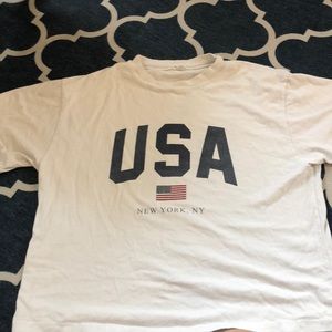 brandy melville cropped t-shirt